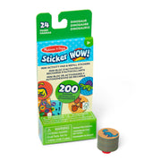 Sticker WOW!® Mini Activity Pad & Refill Stickers - Dinosaur (200+ Stickers, Stamper Not Included) P0