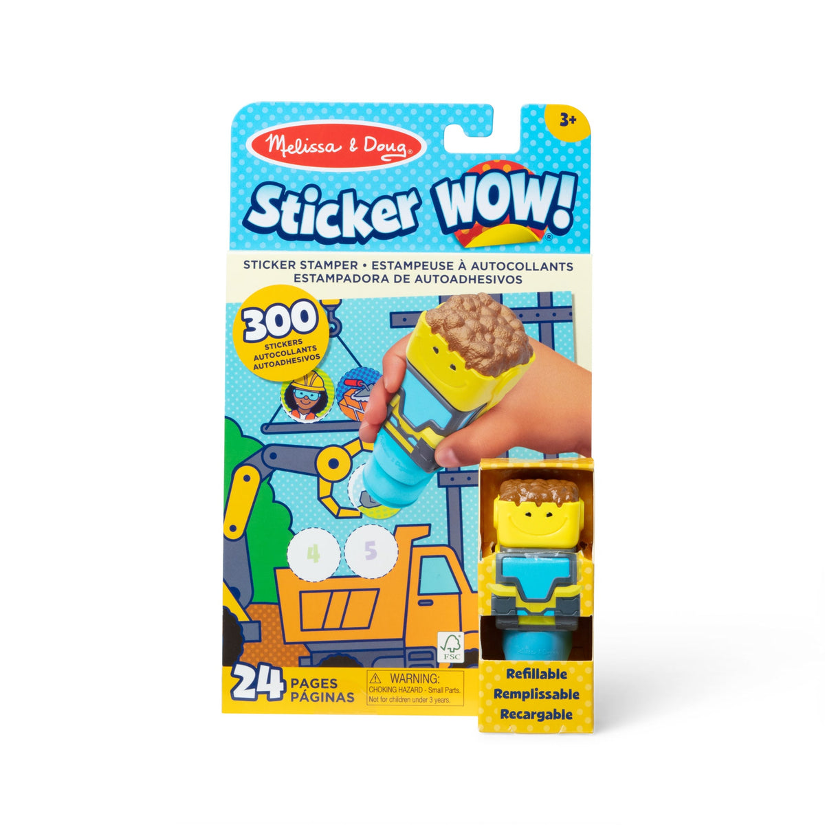 Sticker WOW!™ Activity Pad & Sticker Stamper - Bulldozer G2