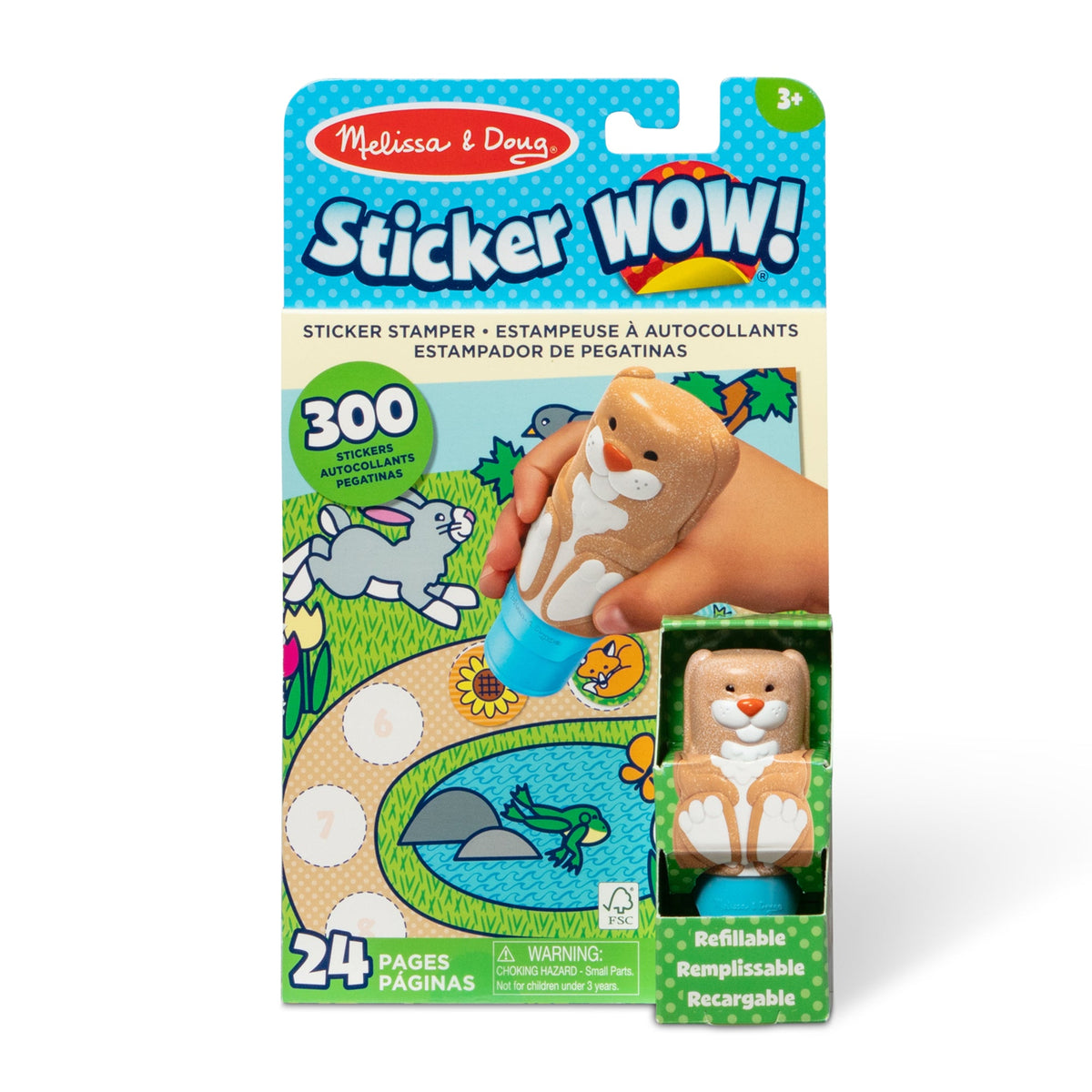 Sticker WOW!™ Activity Pad & Sticker Stamper - Bunny T9