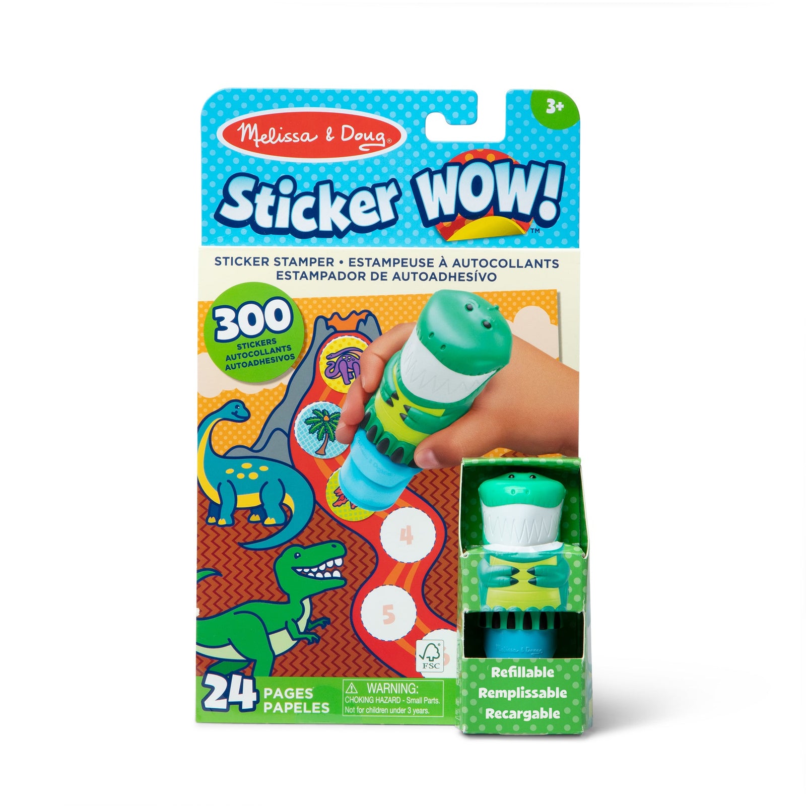 Sticker WOW!™ Activity Pad & Sticker Stamper  - Dinosaur G1