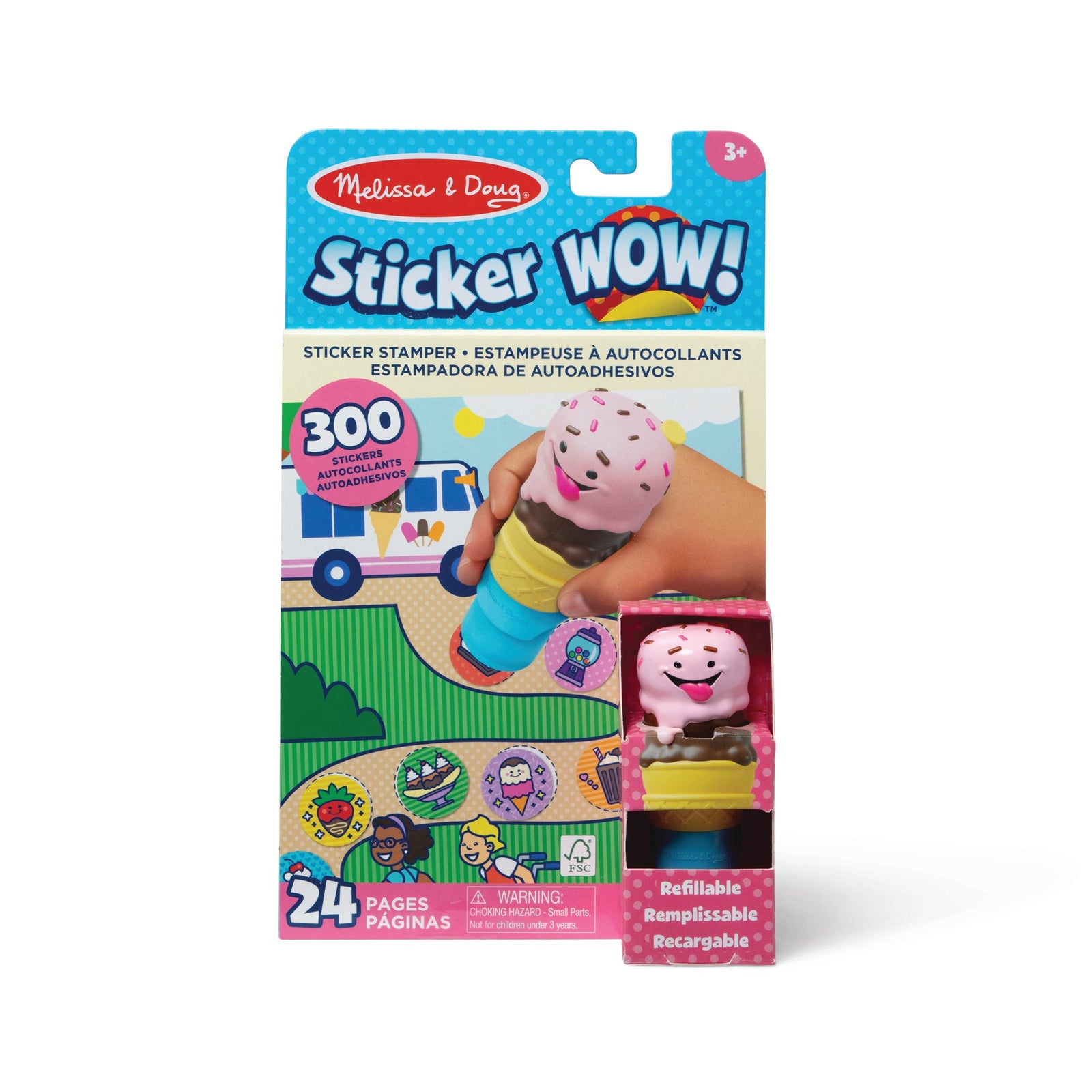 Sticker WOW!™ Activity Pad & Sticker Stamper - Ice Cream F6