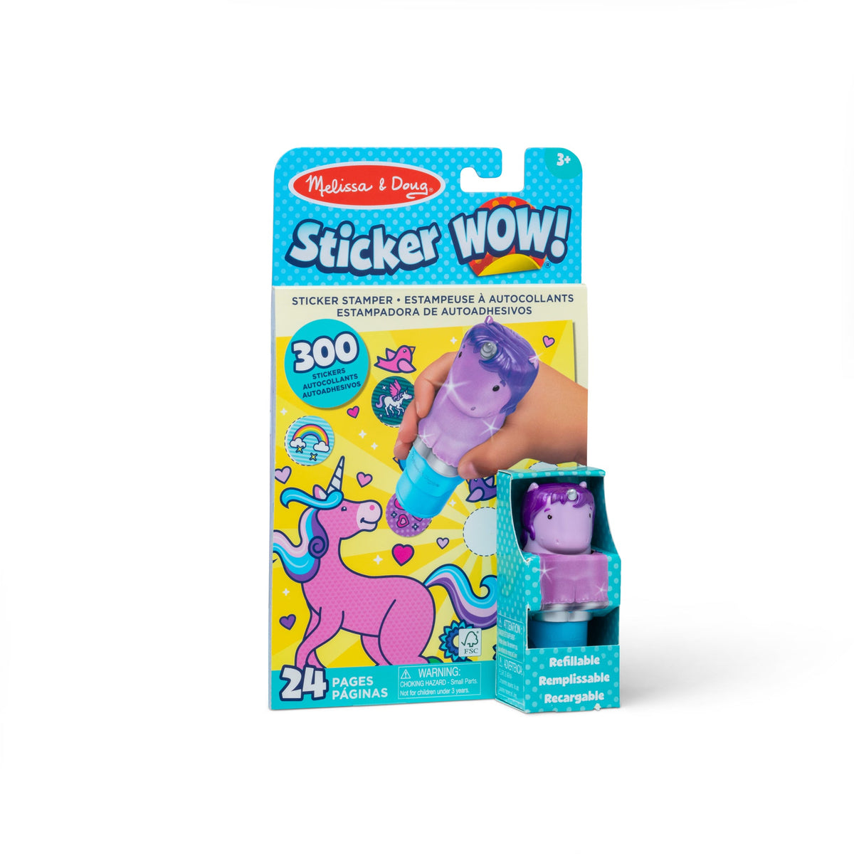 Sticker WOW!™ Activity Pad & Sticker Stamper - Purple Unicorn H0