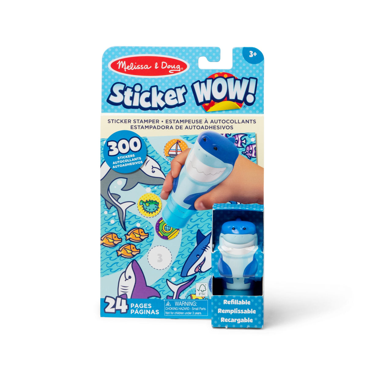 Sticker WOW!™ Activity Pad & Sticker Stamper - Shark M6