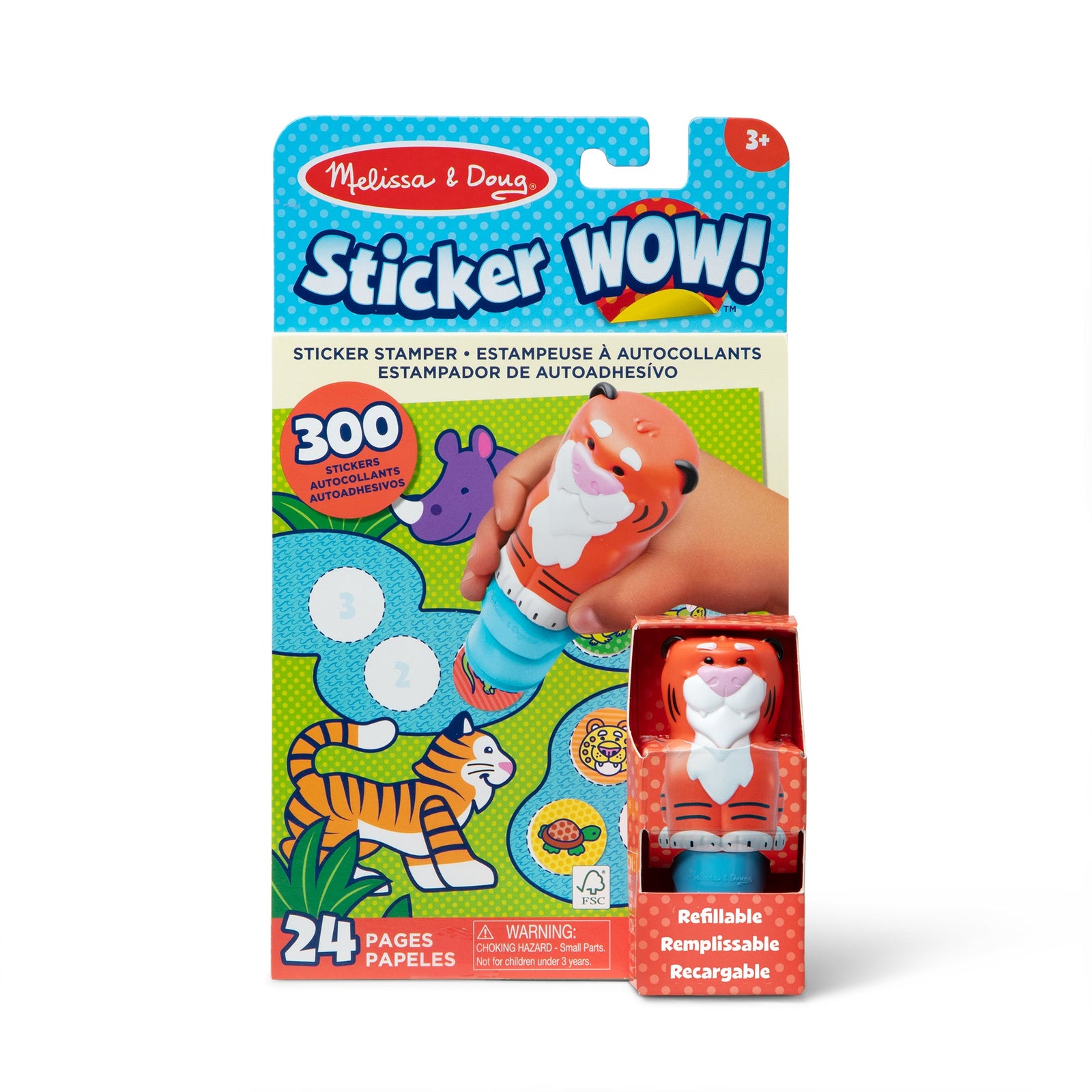 Sticker WOW!™ Activity Pad & Sticker Stamper - Tiger F1
