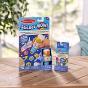 Sticker WOW!™ Astronaut Bundle: Activity Pad & Sticker Stamper + Mini Activity Pad and 200 Refill Stickers E1