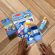 Sticker WOW!™ Astronaut Bundle: Activity Pad & Sticker Stamper + Mini Activity Pad and 200 Refill Stickers E1