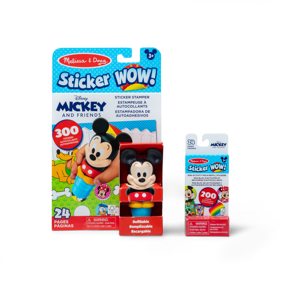 Sticker WOW!™ Disney Mickey Mouse Bundle: Activity Pad & Sticker Stamper + Mini Activity Pad and 200 Refill Stickers P5