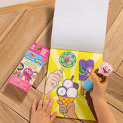 Sticker WOW!™ Ice Cream Bundle: Activity Pad & Sticker Stamper + Mini Activity Pad and 200 Refill Stickers V2
