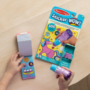 Sticker WOW!™ Purple Unicorn Bundle: Activity Pad & Sticker Stamper + Mini Activity Pad and 200 Refill Stickers U7