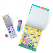 Sticker WOW!™ Purple Unicorn Bundle: Activity Pad & Sticker Stamper + Mini Activity Pad and 200 Refill Stickers U7