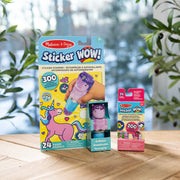 Sticker WOW!™ Purple Unicorn Bundle: Activity Pad & Sticker Stamper + Mini Activity Pad and 200 Refill Stickers U7