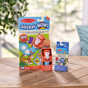 Sticker WOW!™ Tiger Bundle: Activity Pad & Sticker Stamper + Mini Activity Pad and 200 Refill Stickers G9
