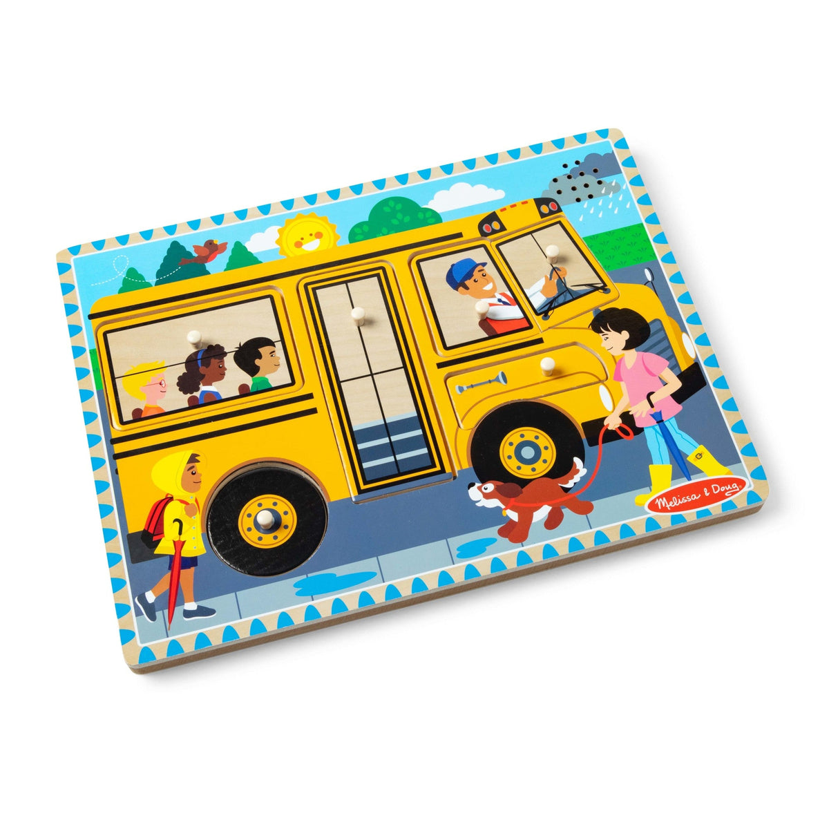 The Wheels on the Bus Song Puzzle - 6 Pieces Z9