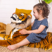 Tiger Lifelike Plush Stuffed Animal F9
