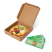 Top & Bake Pizza Counter - Wooden Play Food Q6