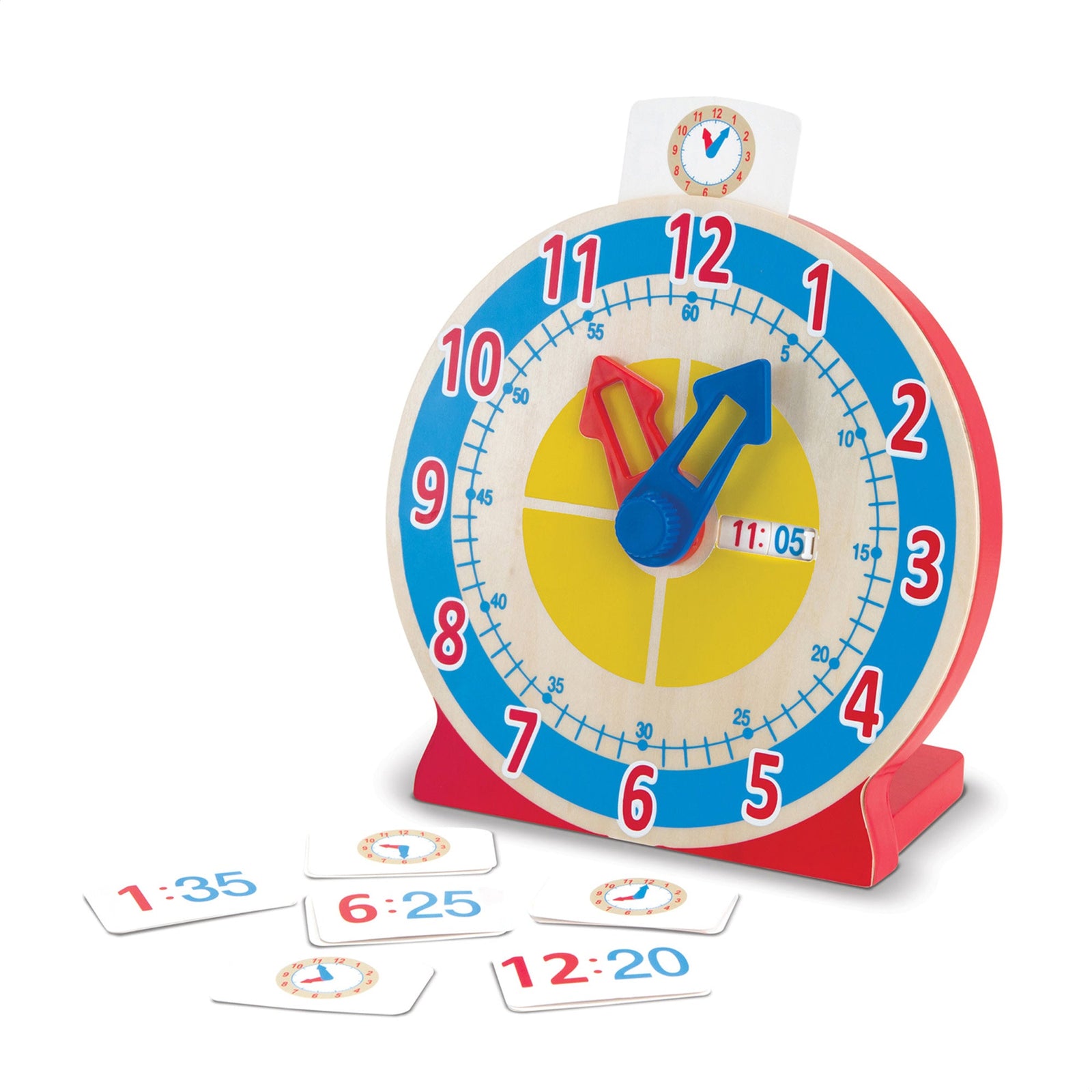 Turn & Tell Wooden Clock V7