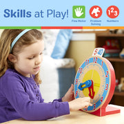 Turn & Tell Wooden Clock V7