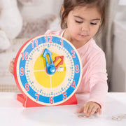 Turn & Tell Wooden Clock V7