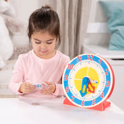Turn & Tell Wooden Clock V7