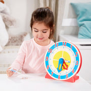 Turn & Tell Wooden Clock V7