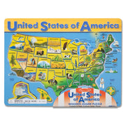 U.S.A. Map Wooden Puzzle G4