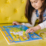 U.S.A. Map Wooden Puzzle I0