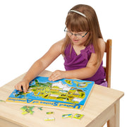 U.S.A. Map Wooden Puzzle I0