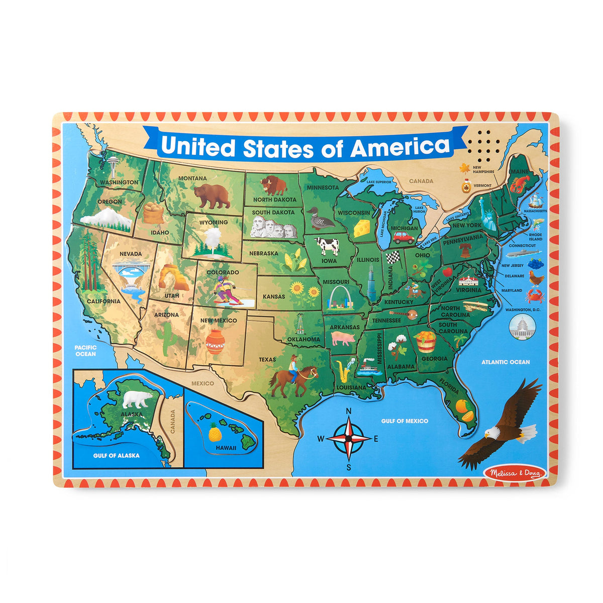 U.S.A. Sound Puzzle - 40 Pieces D9