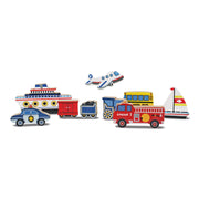 Vehicles Chunky Puzzle - 9 Pieces X4