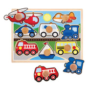 Vehicles Jumbo Knob Puzzle - 8 pieces L6