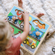 Vehicles Jumbo Knob Puzzle - 8 pieces L6