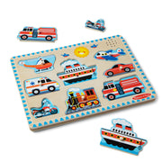 Vehicles Sound Puzzle - 8 Pieces T5