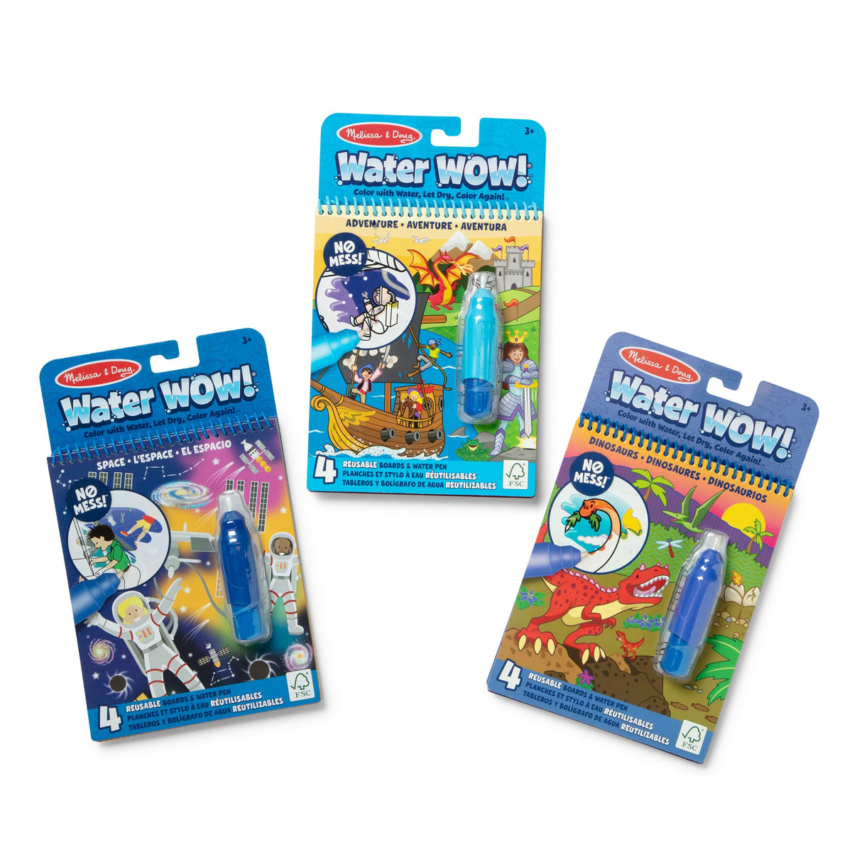 Water WOW! 3-Pack – Dinosaur, Adventure, Space Z7