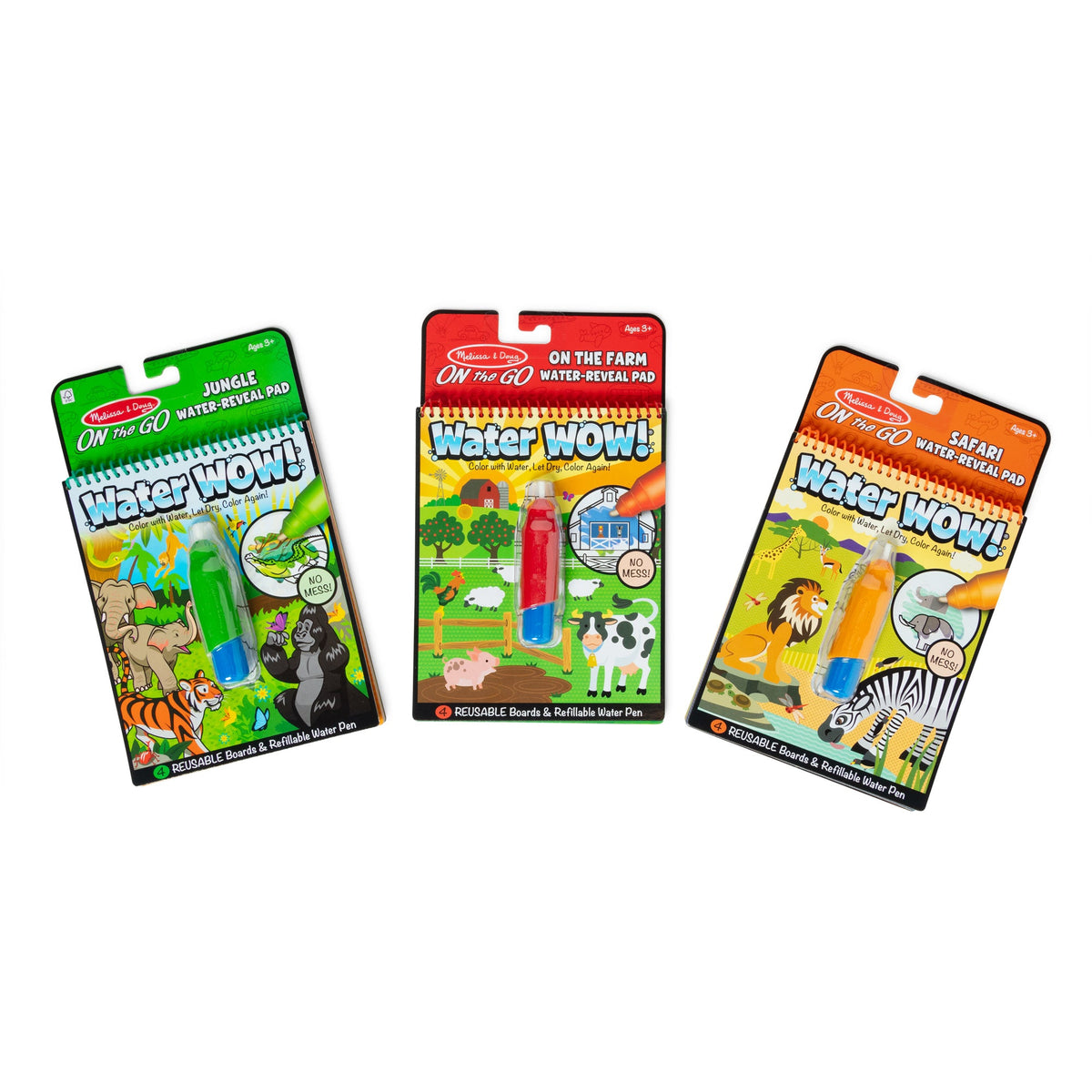 Water Wow! 3-Pack: Jungle, Safari, Farm F9