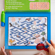 Water Wow! Animal Antics Deluxe Water-Reveal Pad - On the Go Travel Activity X9