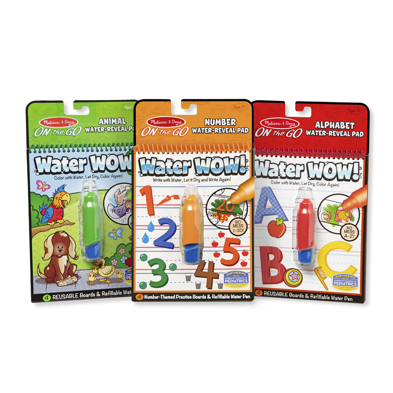 Water Wow Bundle - Animals, Alphabet & Numbers Z3