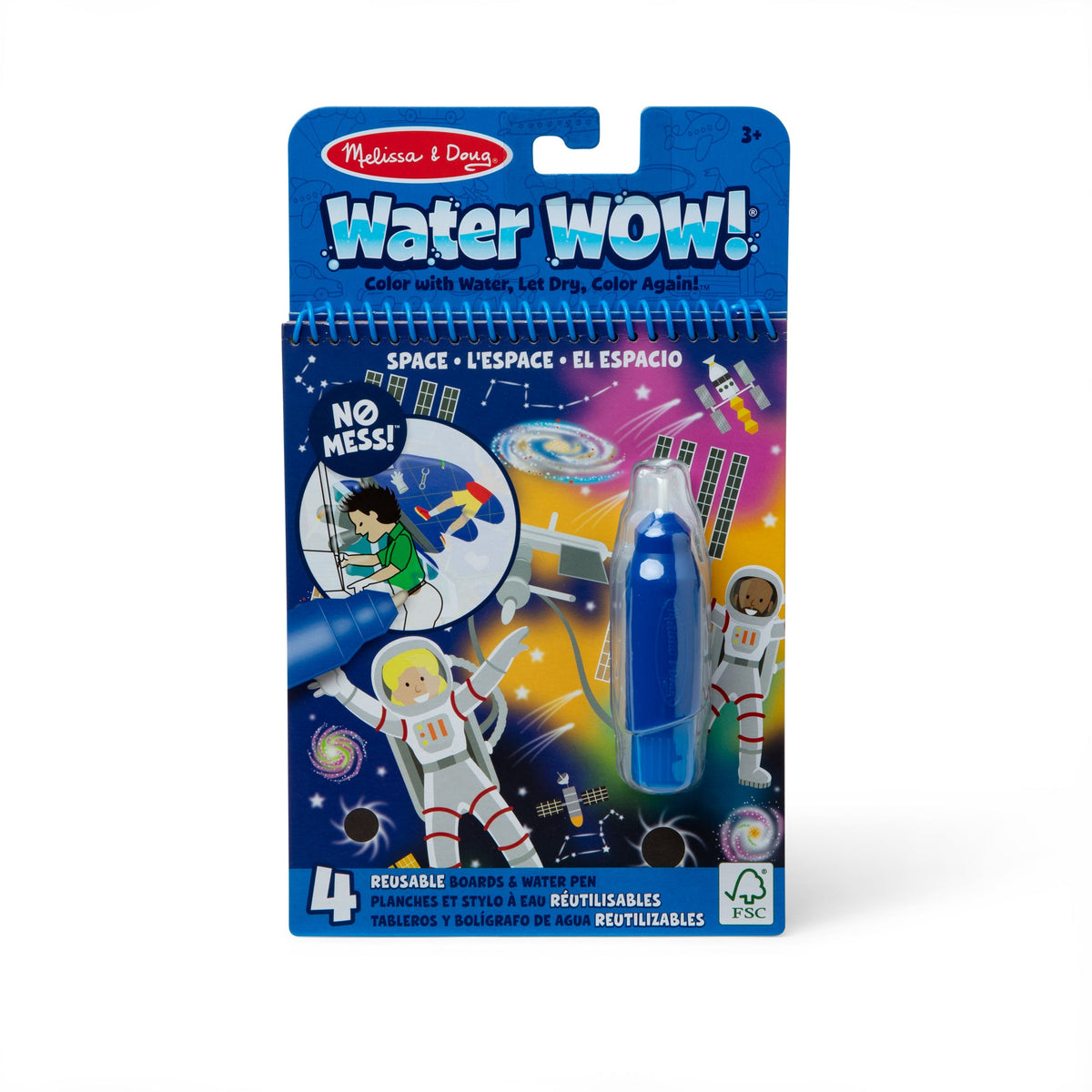 Water Wow! Space Water-Reveal Pad – On the Go Travel Activity I1