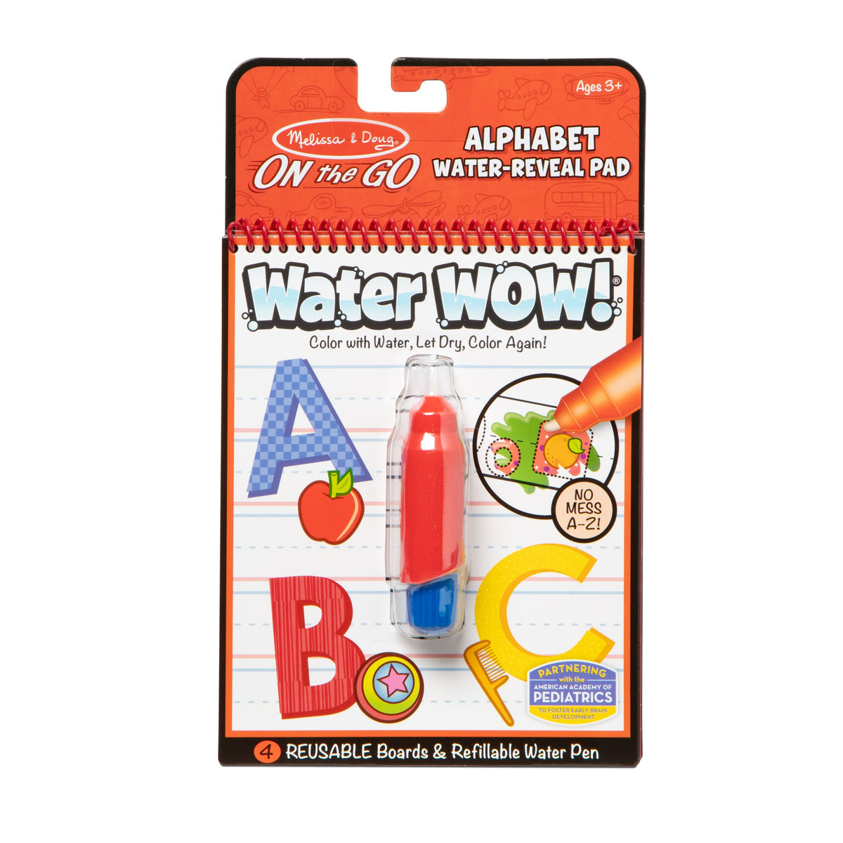 Water Wow! Water-Reveal Activity Pad - Alphabet H7