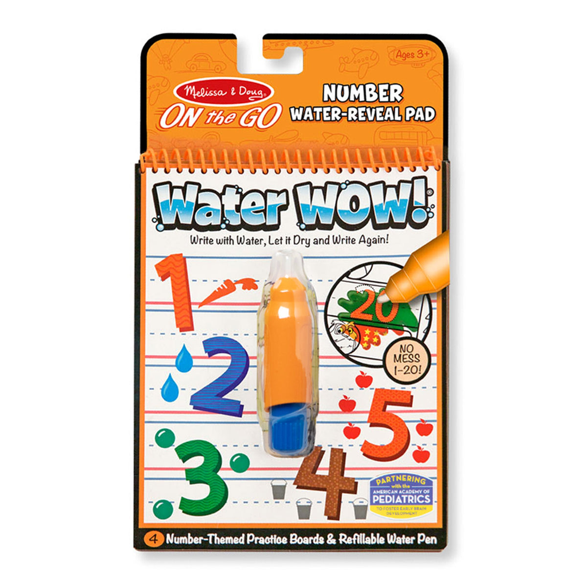 Water Wow! Water-Reveal Activity Pad - Numbers L6