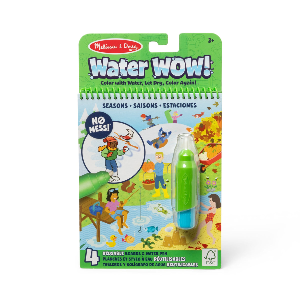 Water WOW! Water-Reveal Pad - Seasons Q3