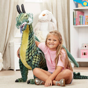 Winged Dragon Lifelike Plush Stuffed Animal A4