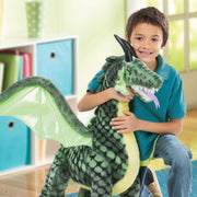 Winged Dragon Lifelike Plush Stuffed Animal A4
