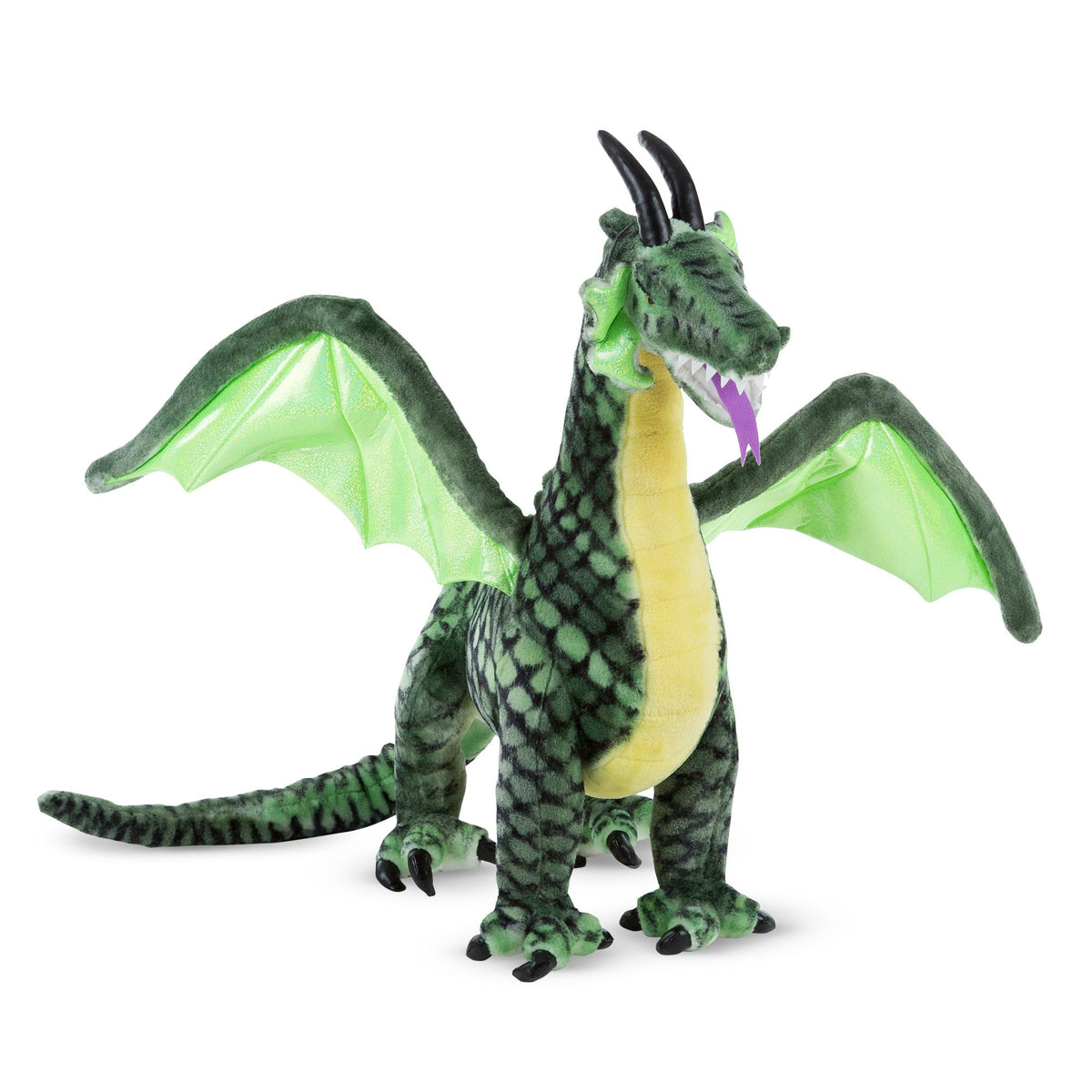 Winged Dragon Lifelike Plush Stuffed Animal W9