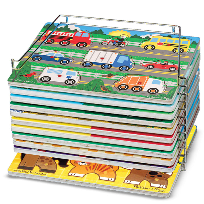 Wire Puzzle-Storage Rack X4