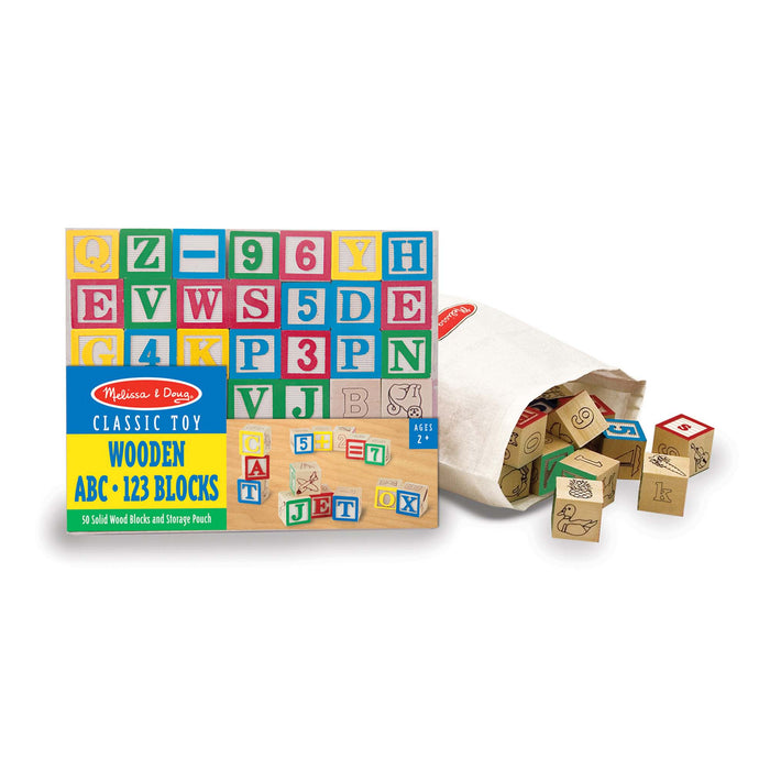 Wooden ABC/123 Blocks Q7
