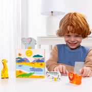 Wooden Animal Matching - Safari U1