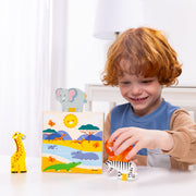 Wooden Animal Matching - Safari U1