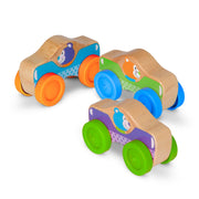 Wooden Animal Stacking Cars C8