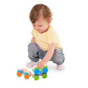 Wooden Animal Stacking Cars C8