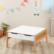 Wooden Art & Activity Table with Bins D0
